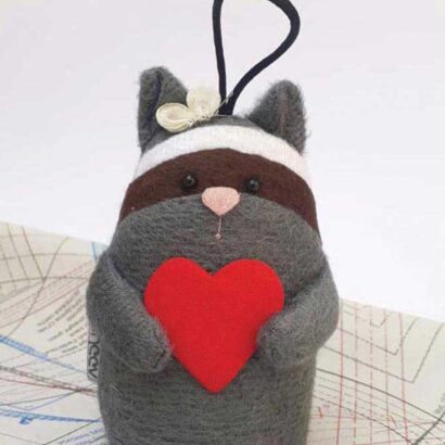 وزنه عروسکی طرح راکن پارچهای