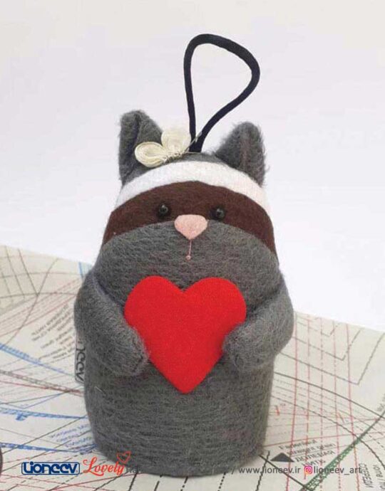 وزنه عروسکی طرح راکن پارچه‌ای