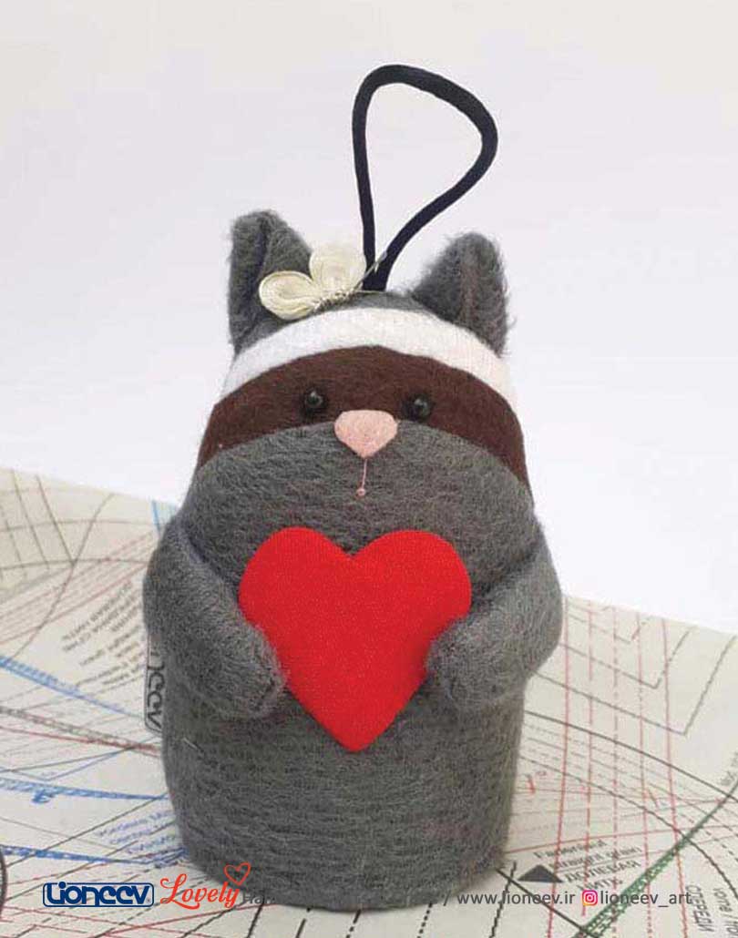 وزنه عروسکی طرح راکن پارچهای