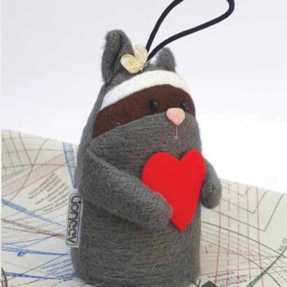 وزنه عروسکی طرح راکن پارچهای