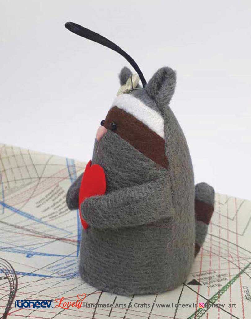 وزنه عروسکی طرح راکن پارچهای