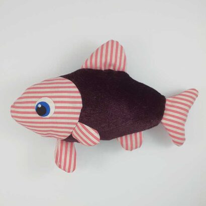 ماهی اسباببازی گربه سوتکدار پارچهای