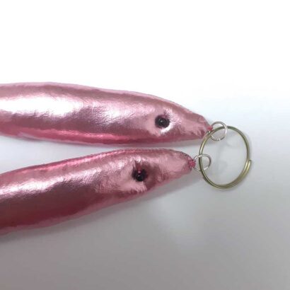 ماهی ساردین اسباب‌بازی گربه پارچه‌ای براق