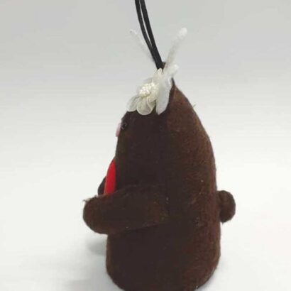 وزنه عروسکی طرح گوزن پارچهای