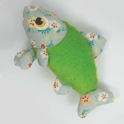 ماهی اسباببازی گربه زنگولهدار پارچهای