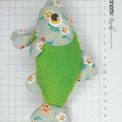 ماهی اسباببازی گربه زنگولهدار پارچهای